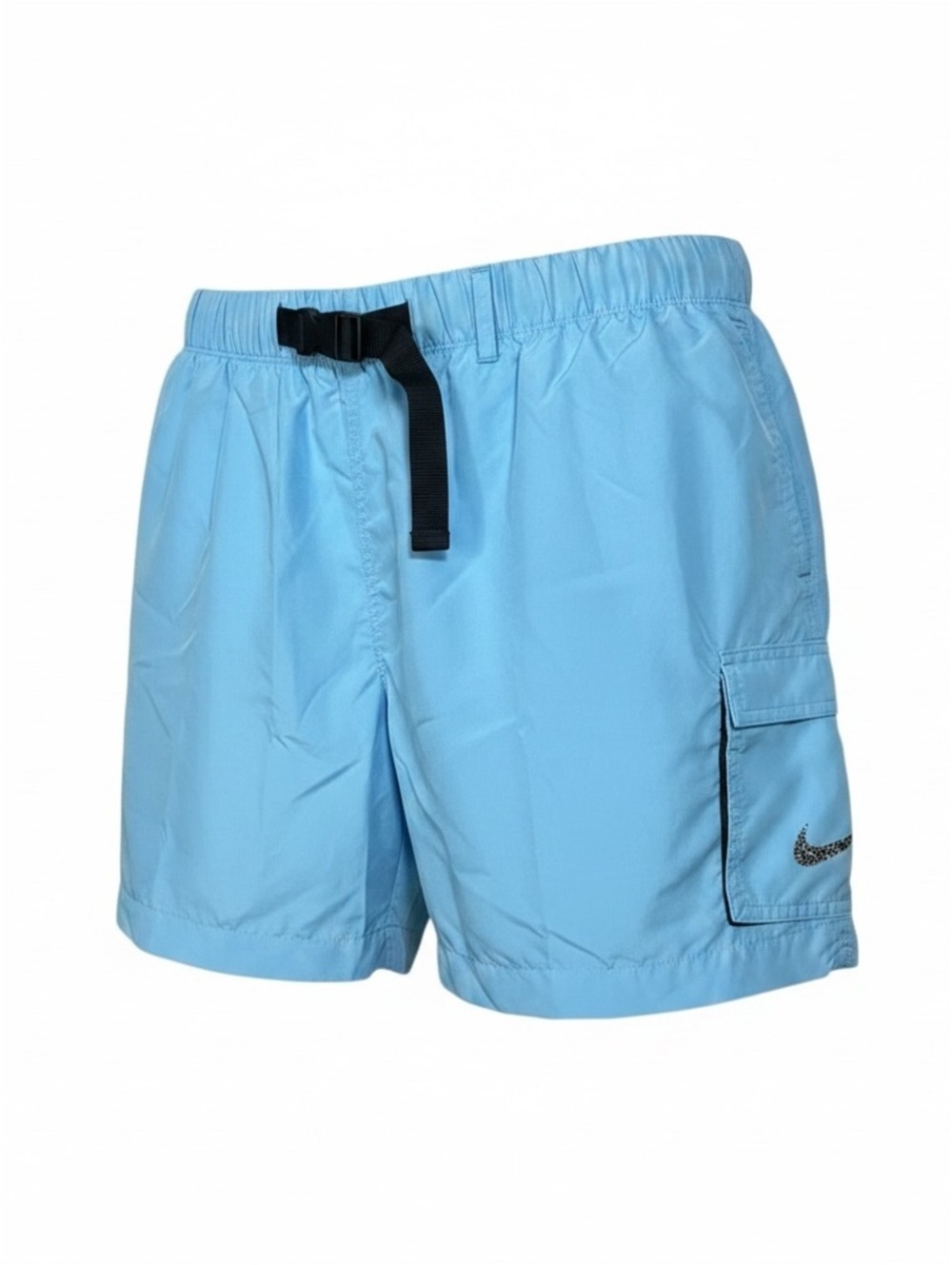 Nike Swim Cargo Swim Trunks Men’s XL Blue Buckle Waist Board Shorts NWT